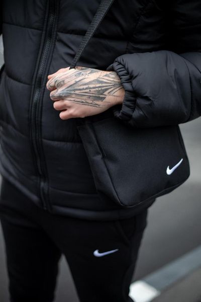 Мужской зимний комплект Nike Штаны Барсетка черная Intr-1592391894 фото
