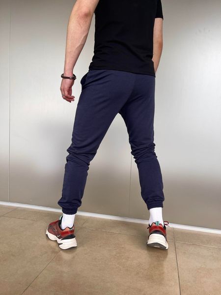 Мужские спортивные штаны Nike синие Брюки Найк на резинке Intr-1589888973 фото