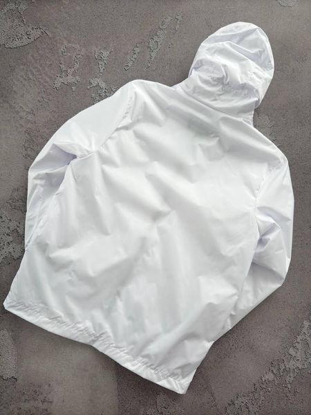 Чоловіча куртка Arcteryx на Gore-Tex біла Куртка демісезонна легка з капюшоном Хар-551 фото