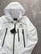 Чоловіча куртка Arcteryx на Gore-Tex біла Куртка демісезонна легка з капюшоном Хар-551 фото 4