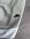 Чоловічий спортивний оверсайз костюм Nike Big Swoosh сірий Комплект Найк Біг Свуш Худі Штани Хар-587 фото 6
