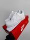 Мужские кроссовки Nike Air Force Low White белые Найк Аир Форс кожаные Скр-N084403-ТА (коп1) фото 7