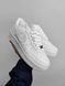 Мужские кроссовки Nike Air Force Low White белые Найк Аир Форс кожаные Скр-N084403-ТА (коп1) фото 3