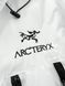 Чоловіча куртка Arcteryx на Gore-Tex біла Куртка демісезонна легка з капюшоном Хар-551 фото 6