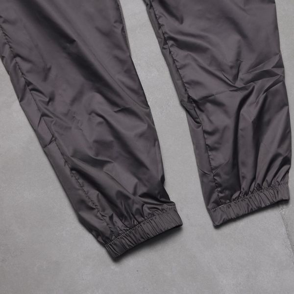 Чоловічі штани Stone Island сірі з патчем Брюки Стон Айленд з плащівки на резинці Ads-200 фото
