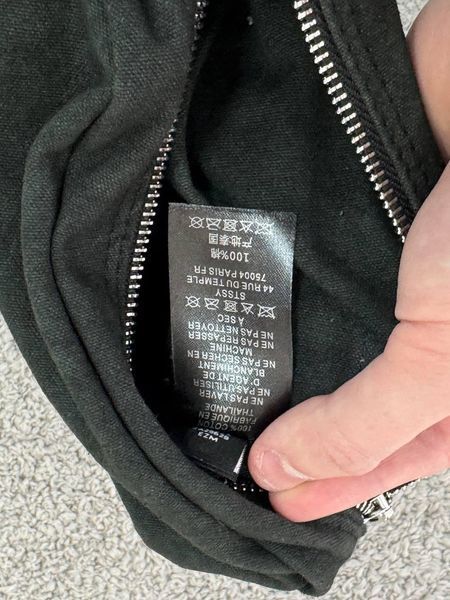 Мессенджер Stussy тканевый черный Сумка через плече Стуси Cap-0140 фото