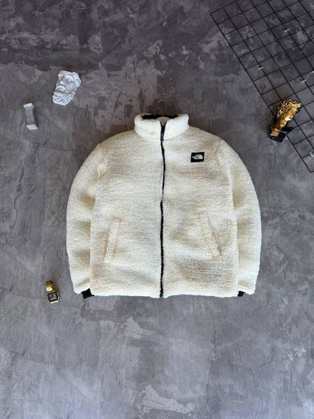 Мужская зимняя куртка The North Face без капюшона черная двухсторонняя Пуховик Зе Норд Фейс Моло-TNF100 фото