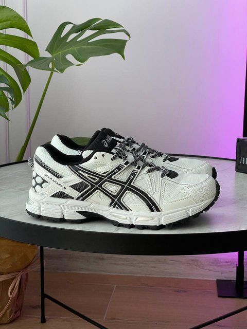 Мужские кроссовки Asics Gel-Kahana 8 бело-черные Асикс Гель Кахана Las-1025 фото