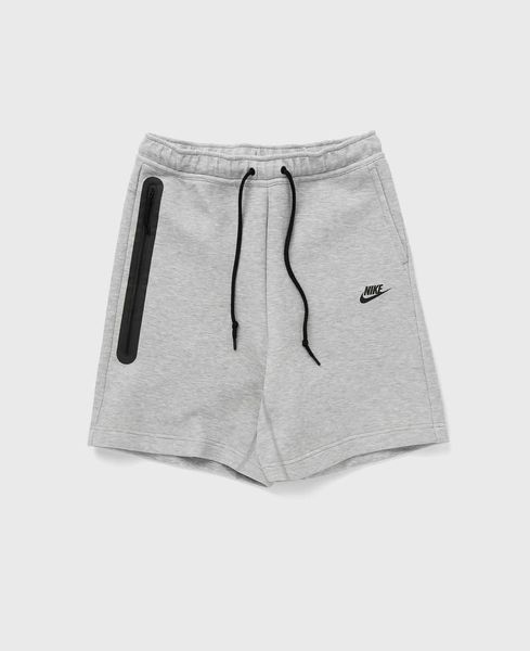 Мужские спортивные шорты Nike Tech серые хлопковые Найк Теч Hub-107 фото