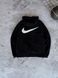 Чоловіча зимова двостороння куртка Nike чорно-сіра Пуховик Найк Моло-JORD152 фото 6