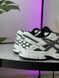 Чоловічі кросівки Asics Gel-Kahana 8 текстильні зі шкіряними вставками біло-чорні Асікс Гель Кахана Las-1025 фото 3