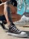 Женские кеды Converse All Star высокие черные текстиль Кроссовки Конверсы Arm-KN1 (коп2) фото 7