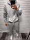 Мужской спортивный костюм оверсайз черный весенний oversize Smm-khs1 фото 8