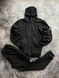 Мужской спортивный костюм Stone Island на молнии черный Комплект Стон Айленд Толстовка Штаны Univer-22 фото 6