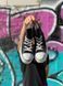 Женские кеды Converse All Star высокие черные текстиль Кроссовки Конверсы Arm-KN1 (коп2) фото 3