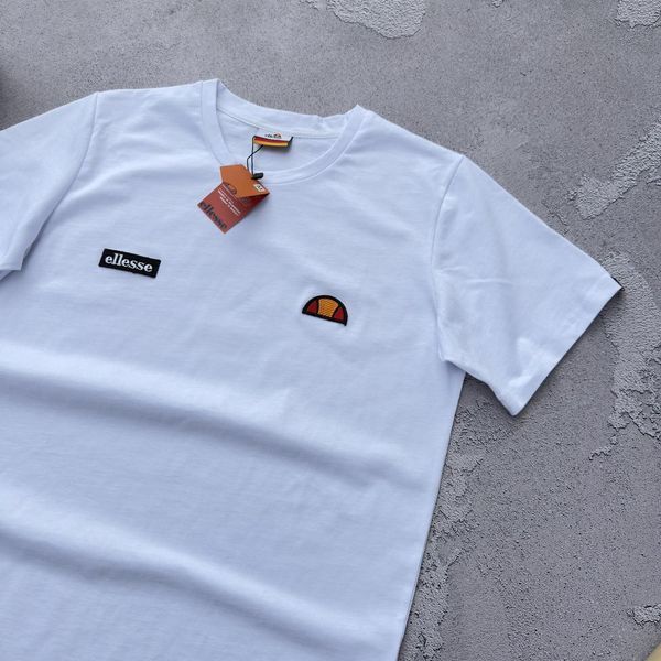 Чоловіча футболка Ellesse біла бавовняна Теніска Еліс Хар-617 фото