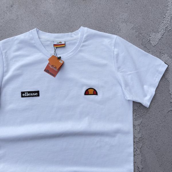Чоловіча футболка Ellesse біла бавовняна Теніска Еліс Хар-617 фото