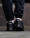 Мужские зимние кроссовки Asics Gel Kahana 8 Black Silver черные с белым Ассикс термо Pow-AS040 фото 3