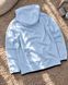 Чоловіча демісезонна кофта Nike Tech Fleece блакитна Dej-1 фото 3