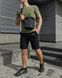 Мужской летний костюм Nike Футболка Шорты Барсетка хаки Комплект Найк Intr-1623311524 фото 2