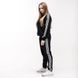 Парний спортивний костюм Adidas без капюшона чорний Комплект Адідас Мой-153 фото 6
