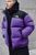 Чоловіча зимова куртка The North Face оверсайз фіолетова Пуховик Зе Норд Фейс Armo-TN3 2 фото