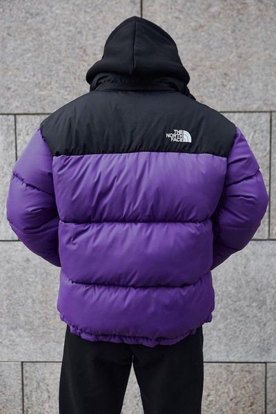 Чоловіча зимова куртка The North Face оверсайз фіолетова Пуховик Зе Норд Фейс Armo-TN3 2 фото