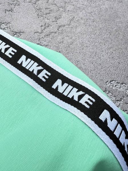 Чоловічий спортивний костюм Nike 7в1 м'ятний з лампасами Комплект Найк Костюм Футболка Шорти Кепка Шкарпетки Хар-639 фото