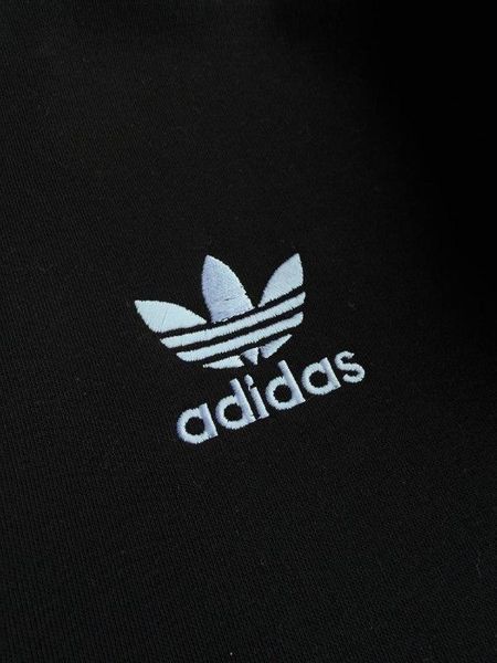 Мужской зимний спортивный костюм Adidas без капюшона черный Комплект Адидас Хар-697 фото