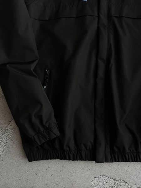 Мужская ветровка Stone Island x Dior с патчем черная Куртка Стон Айленд x Диор с капюшоном весенняя Хар-583 фото