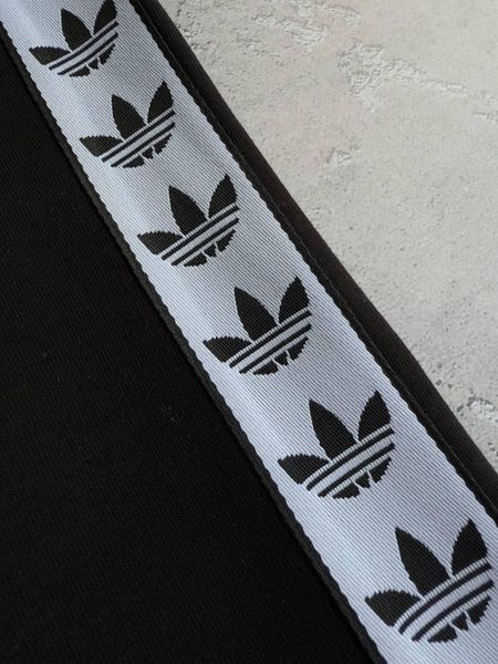 Мужской зимний спортивный костюм Adidas без капюшона черный Комплект Адидас Хар-697 фото