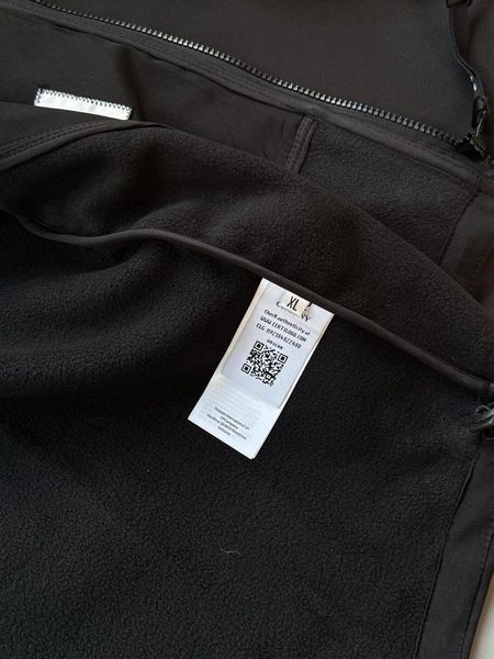 Чоловіча куртка C.P. Company Soft Shell з капюшоном чорна Вітровка Сі Пі Компані весняна осіння Slav-art1301 фото