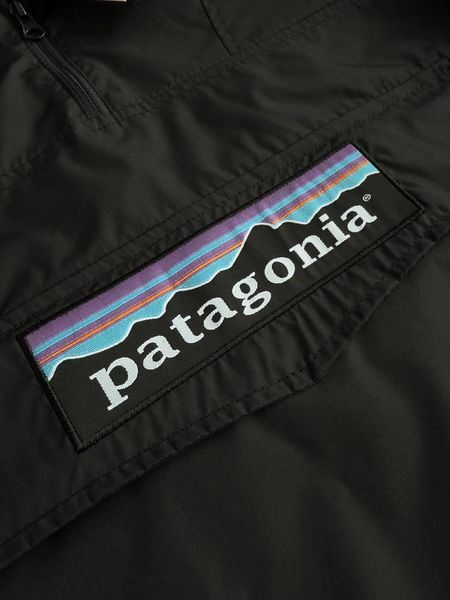 Мужская ветровка Patagonia черная Хар-959 фото