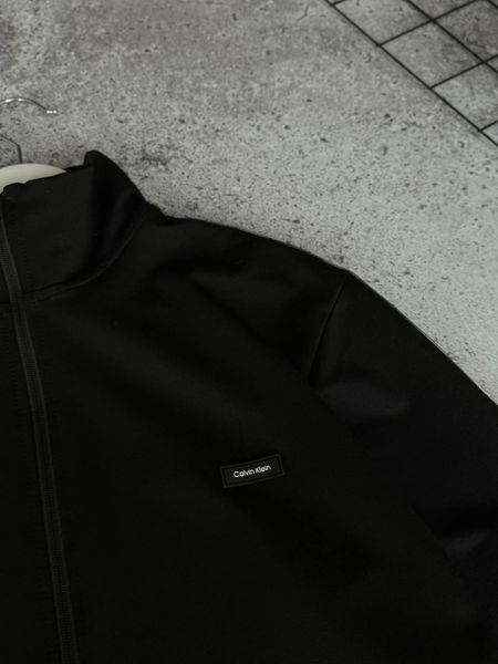 Мужской спортивный костюм Calvin Klein черный Комплект Кельвин Кляйн без капюшона Моло-62SW фото