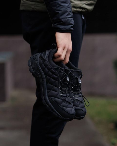 Чоловічі термо кросівки Merrell Ice Cap Moc II чорні Pow-MR023 (коп1) фото