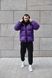Чоловіча зимова куртка The North Face оверсайз фіолетова Пуховик Зе Норд Фейс Armo-TN3 2 фото 5