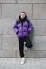 Чоловіча зимова куртка The North Face оверсайз фіолетова Пуховик Зе Норд Фейс Armo-TN3 2 фото 7