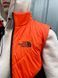 Мужская жилетка The North Face черная с оранжевым без капюшона Безрукавка ТНФ стеганная из плащевки Intr-1620135944 фото 7