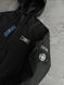 Мужская ветровка Stone Island x Dior с патчем черная Куртка Стон Айленд x Диор с капюшоном весенняя Хар-583 фото 3