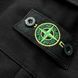 Чоловічий літній костюм Stone Island Футболка Шорти Кепка чорний із патчем Стон Айленд Хар-879 (коп2) фото 4
