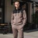 Чоловічий зимовий спортивний костюм The North Face бежевий флісовий Комплект Зе Норт Фейс плюшевий Will-Т0098 фото 2