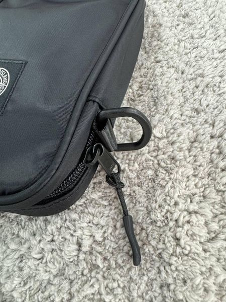 Мессенджер Stone Island нейлон черная Сумка через плечо Стон Айленд Cap-0137 фото