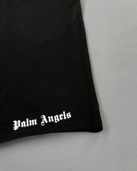 Чоловічі спортивні шорти Palm Angels чорні трикотажні Палм Ангелс Мой-114|Intr-8840960907 (коп4) фото