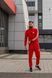 Чоловічий спортивний костюм Adidas без капюшона червоний Комплект Адідас з блискавкою Univer-30 фото 2