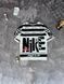 Мужская оверсайз Футболка Nike белая с логотипом хлопковая Тенниска Найк Моло-12-3R фото 1