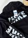 Чоловічий зимовий спортивний костюм Nike чорний Комплект Найк тринитка з начосом Гла-161 фото 4