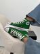 Жіночі кеди Converse All Star високі зелені текстиль Кросівки Конверси Arm-Gr_004 (коп1) фото 4