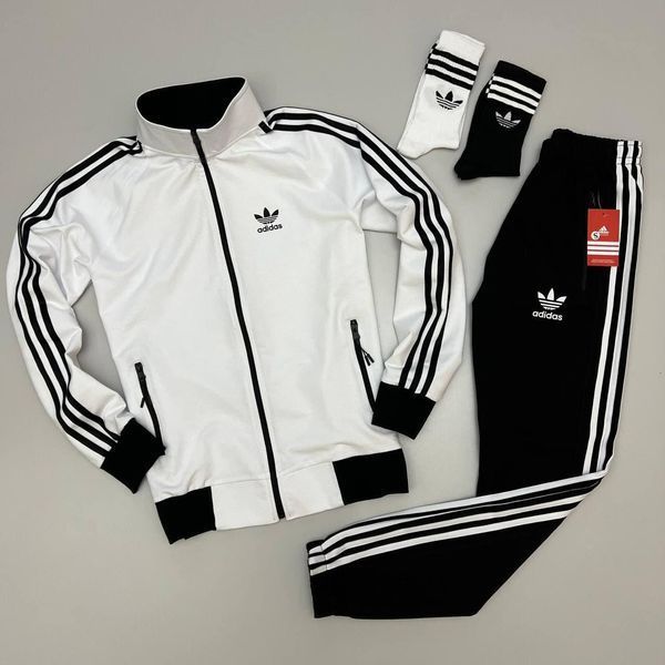 Чоловічий спортивний костюм Adidas без капюшона червоний Комплект Адідас з блискавкою Univer-30 фото
