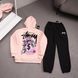 Чоловічий зимовий спортивний костюм Stussy чорний Комплект Стуссі Худі Штани плащівка Ads-537 фото 4