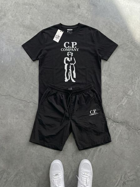 Мужской летний костюм C.P. Company белый Ads-697 фото